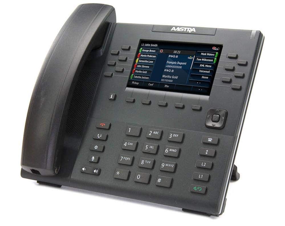 Amazon.com : Mitel Aastra 6869i 12 Key Gigabit SIP Telephone with